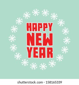 Happy new year vector illustration