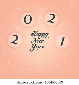 Happy New Year, Vector Illustration.