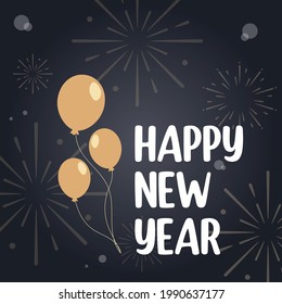 Happy New Year Vector Illustration