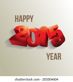 Happy New Year, vector illustration