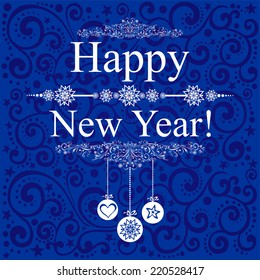 Happy new year. Vector Illustration 