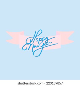 happy new year vector illustration