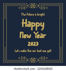 happy new year vector illustration