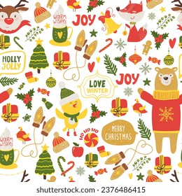 Happy new year. Vector illustration. The happy New Year concept embodies spirit optimism and hope for better future Extend your warm greetings with heartfelt New Years card filled with love and cheer