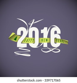Happy new year, vector illustration