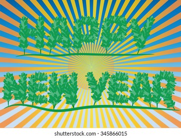 Happy New Year, vector illustration