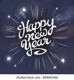 Happy New Year Vector Illustration