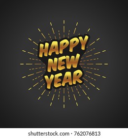 Happy New Year - Vector Illustration