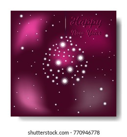 happy new year vector illustration
