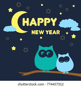 Happy New Year Vector Illustration