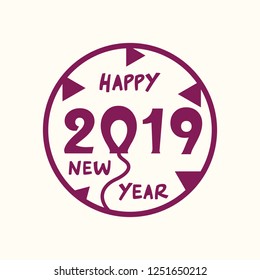 Happy New Year vector ilustration design