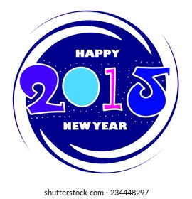 Happy new year vector image.