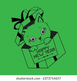 Happy New Year Vector Image