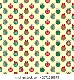 happy new year vector pattern christmas