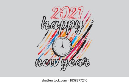 happy new year vector tamplate