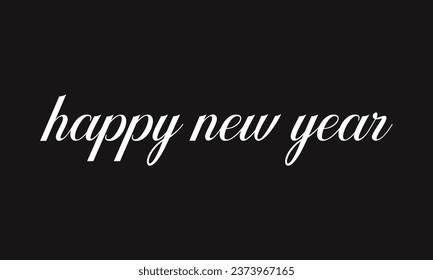 Plantilla de vector de año nuevo feliz