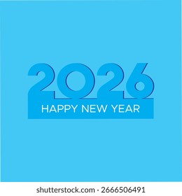 Frohes neues Jahr Vektor Template Design. EPS Brief Format Illustration 3D Stil Neujahr Feier Kunst. Hintergrund und Textur. Weihnachtsbanner-Poster und Post-Element in den sozialen Medien. 