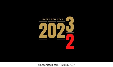 feliz año nuevo, fondo de pantalla de año nuevo 2023, adiós 2022