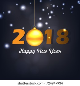 Happy New Year, wallpaper design.