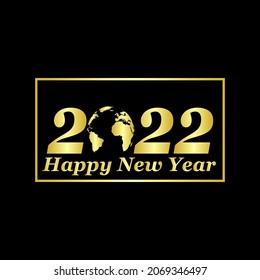 happy new year web banner design. 2022. illustration vector