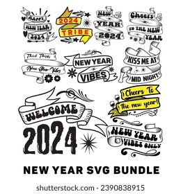 Happy new year white  T shirt design 