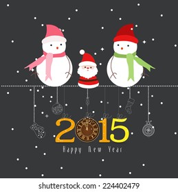 happy new year the winter
