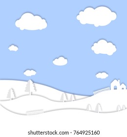 Happy New Year Winter Theme Celebration