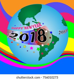 Happy new year world 2018