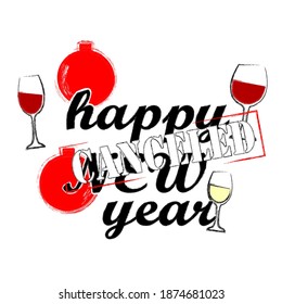 Happy New Year.Party is canceled.