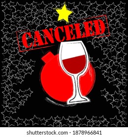 Happy New Year.Party is canceled.
