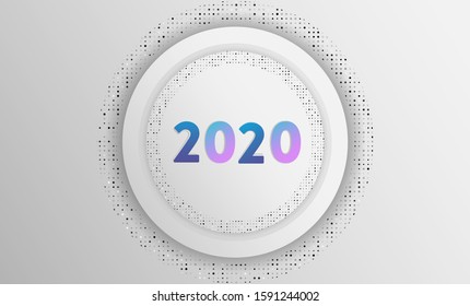happy new new years 2020 abstract background, Full vector Eps 10 File Format.