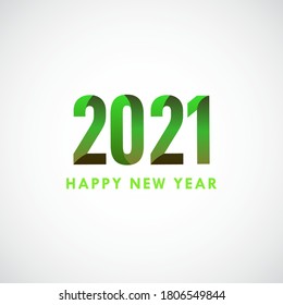Happy New Years 2021 Celebration Vector Template Design Illustration