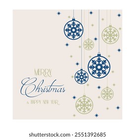 Happy New Year's. Merry Christmas. Banner. Leaflet. Vector. Illustration