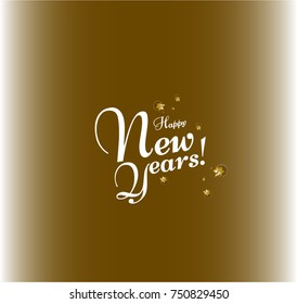 happy new years vector text Calligraphic Lettering design card template. Creative typography for Holiday Greeting Gift Poster. Calligraphy Font style Banner