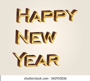 Happy New Year.Vector illustration.