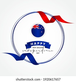 Happy New Zealand Independence Day Vector Design Template Background
