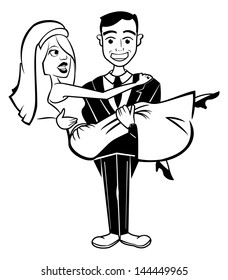 Happy newlyweds