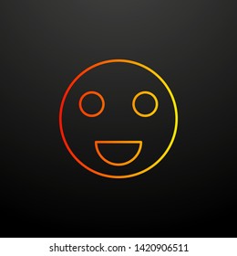 Happy nolan icon. Elements of image set. Simple icon for websites, web design, mobile app, info graphics