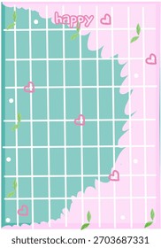 Happy Note Hintergrund rosa Tosca