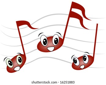 Happy Notes - Vector