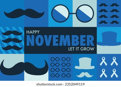 Happy November , let it grow, Prostate Cancer Awareness Month 