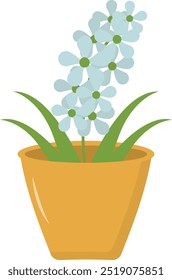 Happy Nowruz Day Clipart with Cartoon Design Concept. Vector Illustration