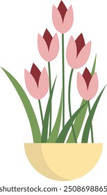 Happy Nowruz Day Element. New Year in Iran. Vector Illustration with Cartoon Design.