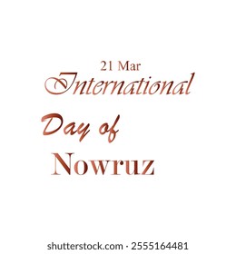 Happy Nowruz Text Animation. Great for Happy Nowruz Celebrations, for banner, social media feed wallpaper