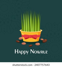 Happy Nowruz vector. Nowruz  is the Iranian or Persian New Year.