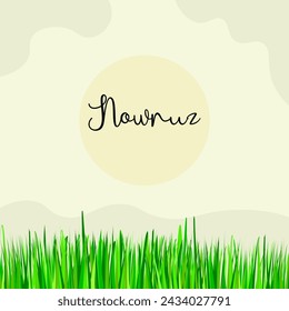 Happy Nowruz vector. Spring celebration vector. Nowruz day vector.