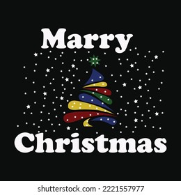 Happy Nwe Year Marry Christmas day t-shirt Design