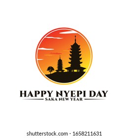 Vector de diseño feliz Nyepe Day