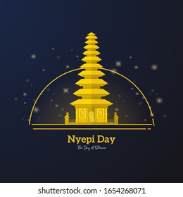 Happy Nyepi day, the day of silence or New year of Saka