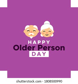 Persona feliz del día de la persona anterior personaje vector Diseño Ilustración